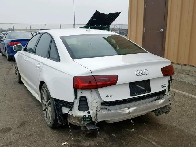 WAUHGAFC5GN001693 - 2016 AUDI A6 PRESTIG WHITE photo 3