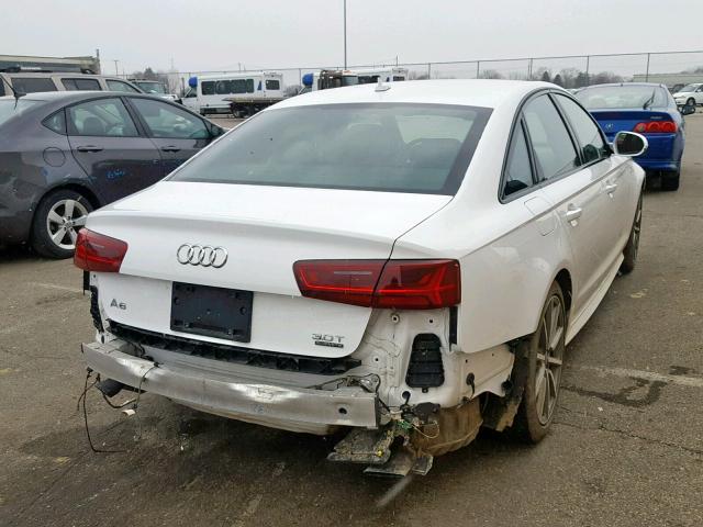 WAUHGAFC5GN001693 - 2016 AUDI A6 PRESTIG WHITE photo 4