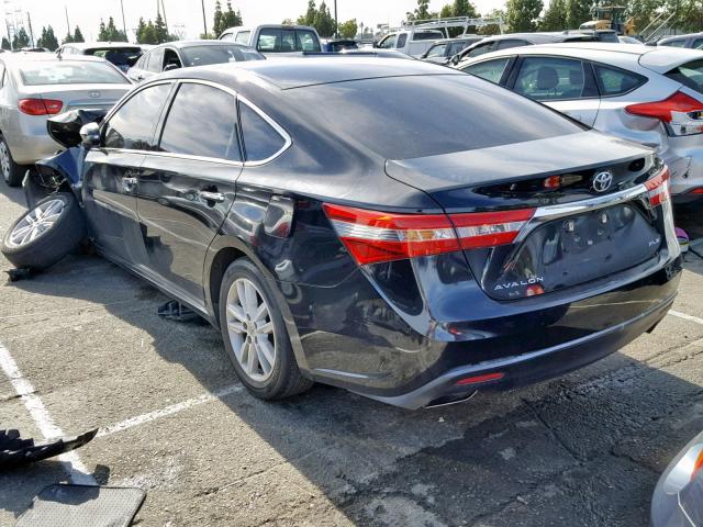 4T1BK1EB7EU094991 - 2014 TOYOTA AVALON BAS BLACK photo 3