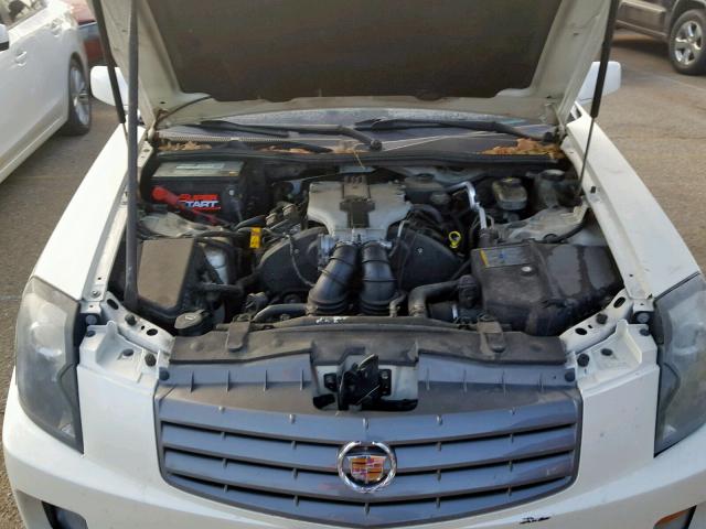 1G6DM57N130165213 - 2003 CADILLAC CTS WHITE photo 7