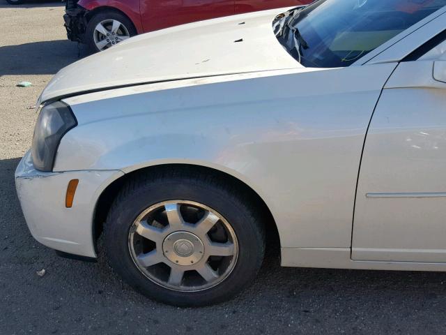 1G6DM57N130165213 - 2003 CADILLAC CTS WHITE photo 9