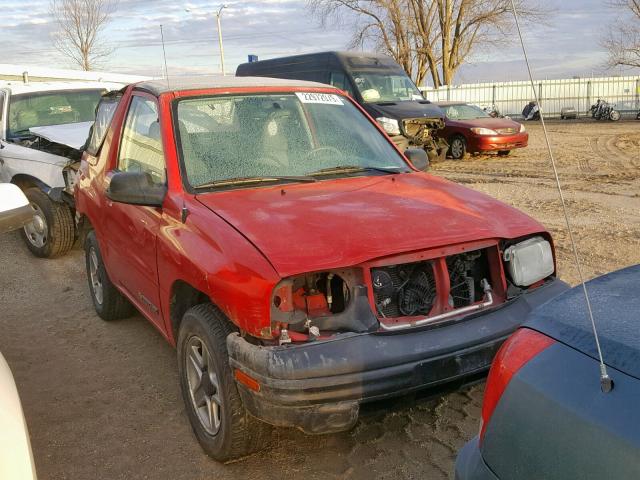 2CNBE18C236907919 - 2003 CHEVROLET TRACKER RED photo 1