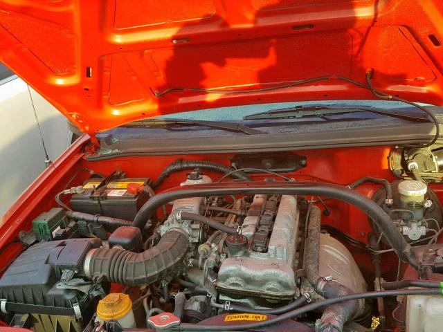 2CNBE18C236907919 - 2003 CHEVROLET TRACKER RED photo 7