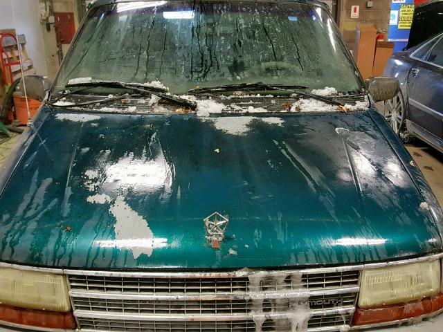 2P4GH45R9SR300517 - 1995 PLYMOUTH VOYAGER SE TEAL photo 7