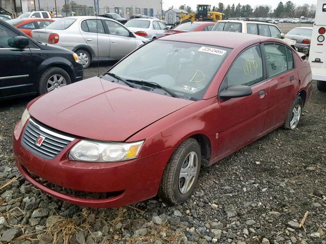 1G8AG52FX5Z159832 - 2005 SATURN ION LEVEL RED photo 2