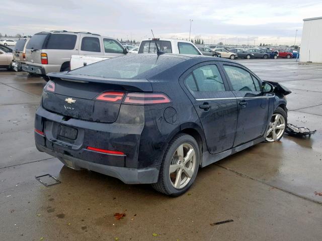 1G1RD6E4XBU100881 - 2011 CHEVROLET VOLT BLACK photo 4