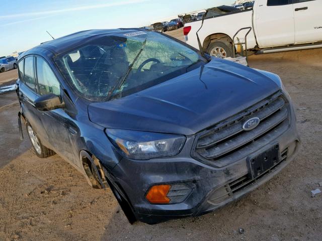 1FMCU0F70JUA09289 - 2018 FORD ESCAPE S GRAY photo 1