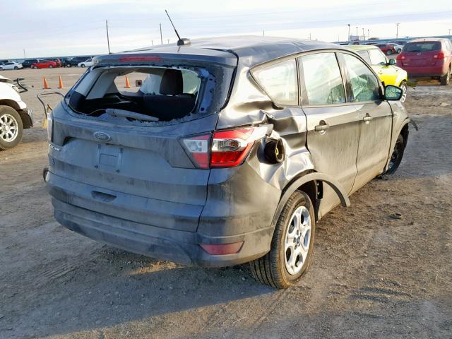 1FMCU0F70JUA09289 - 2018 FORD ESCAPE S GRAY photo 4