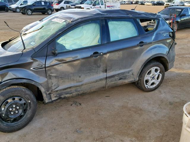 1FMCU0F70JUA09289 - 2018 FORD ESCAPE S GRAY photo 9