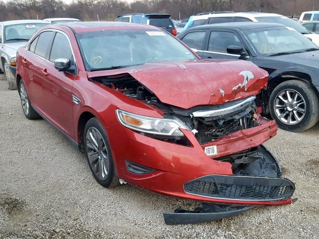 1FAHP2FWXBG136030 - 2011 FORD TAURUS LIM RED photo 1