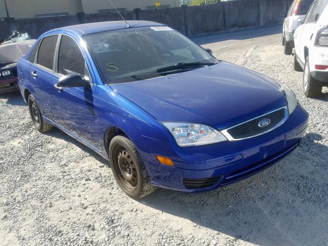 1FAFP34N85W216279 - 2005 FORD FOCUS ZX4 BLUE photo 1