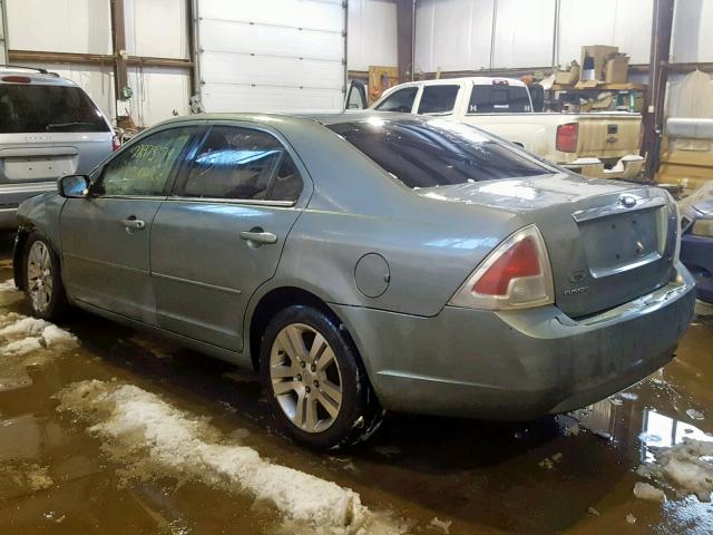3FAFP08Z16R187658 - 2006 FORD FUSION SEL GREEN photo 3