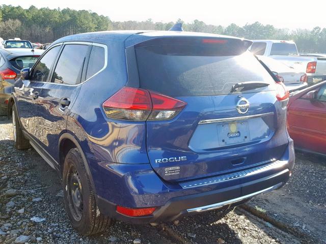 JN8AT2MT3HW134722 - 2017 NISSAN ROGUE S BLUE photo 3