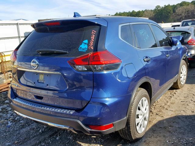 JN8AT2MT3HW134722 - 2017 NISSAN ROGUE S BLUE photo 4