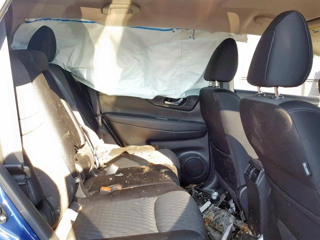 JN8AT2MT3HW134722 - 2017 NISSAN ROGUE S BLUE photo 6