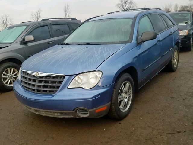 2A8GF48X07R127717 - 2007 CHRYSLER PACIFICA BLUE photo 2