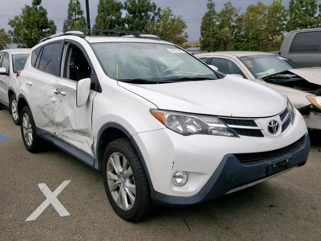 2T3YFREV7DW012738 - 2013 TOYOTA RAV4 LIMIT WHITE photo 1