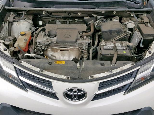 2T3YFREV7DW012738 - 2013 TOYOTA RAV4 LIMIT WHITE photo 7