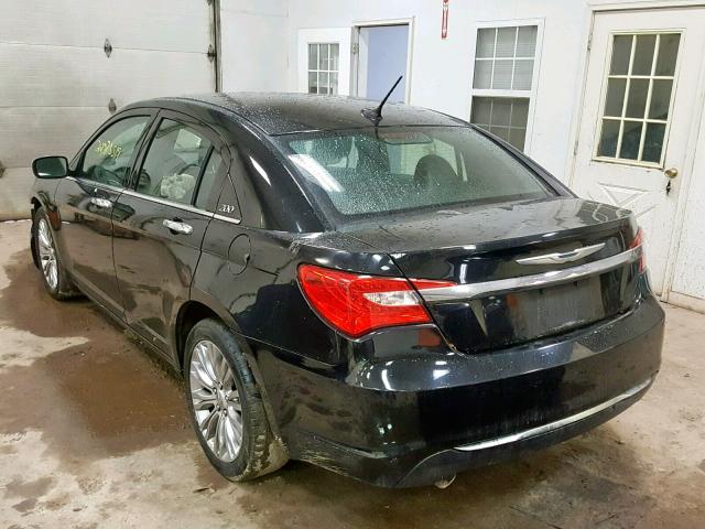 1C3CCBCG8DN546308 - 2013 CHRYSLER 200 LIMITE BLACK photo 3