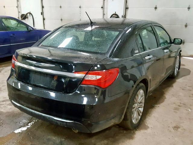 1C3CCBCG8DN546308 - 2013 CHRYSLER 200 LIMITE BLACK photo 4