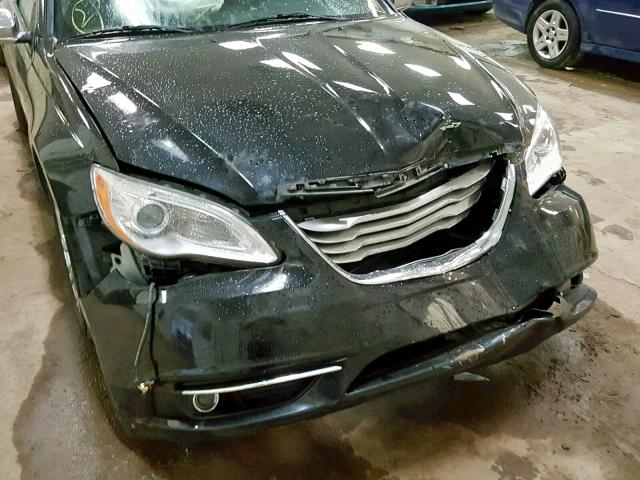 1C3CCBCG8DN546308 - 2013 CHRYSLER 200 LIMITE BLACK photo 9