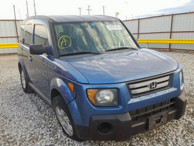 5J6YH18738L016295 - 2008 HONDA ELEMENT EX BLUE photo 1