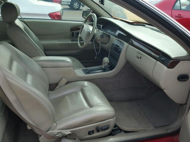 1G6EL12Y3VU615666 - 1997 CADILLAC ELDORADO RED photo 5