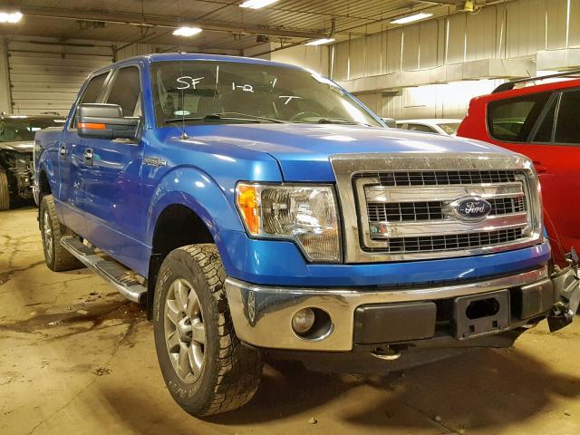 1FTFW1EF1DKF20195 - 2013 FORD F150 SUPER BLUE photo 1