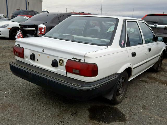 1Y1SK5463MZ040794 - 1991 GEO PRIZM BASE WHITE photo 4