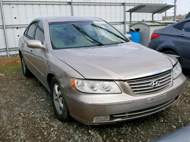 KMHFC46F17A184160 - 2007 HYUNDAI AZERA SE GOLD photo 1