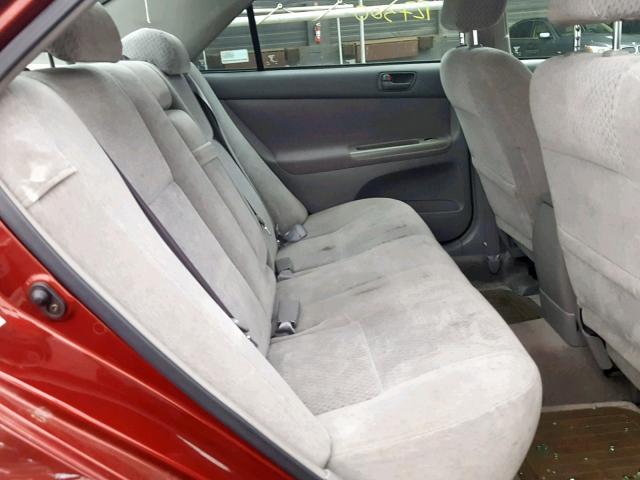 4T1BE32K83U239766 - 2003 TOYOTA CAMRY LE RED photo 6