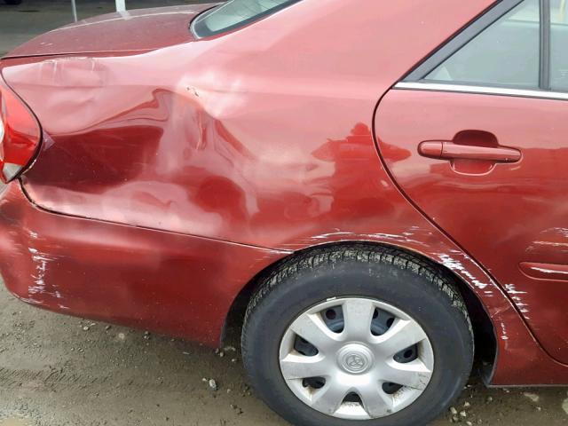 4T1BE32K83U239766 - 2003 TOYOTA CAMRY LE RED photo 9