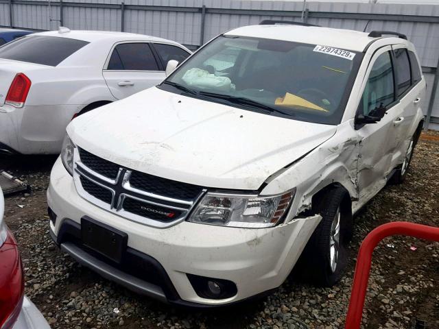 3C4PDCBB7FT536555 - 2015 DODGE JOURNEY SX WHITE photo 2