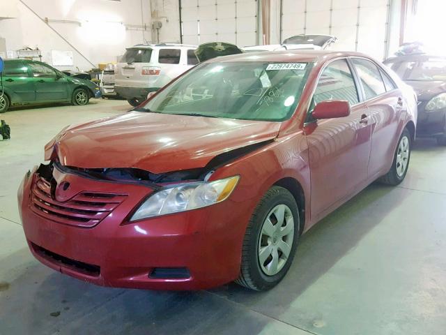 4T1BE46K97U087888 - 2007 TOYOTA CAMRY NEW RED photo 2