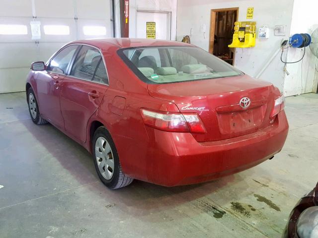 4T1BE46K97U087888 - 2007 TOYOTA CAMRY NEW RED photo 3