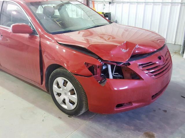 4T1BE46K97U087888 - 2007 TOYOTA CAMRY NEW RED photo 9
