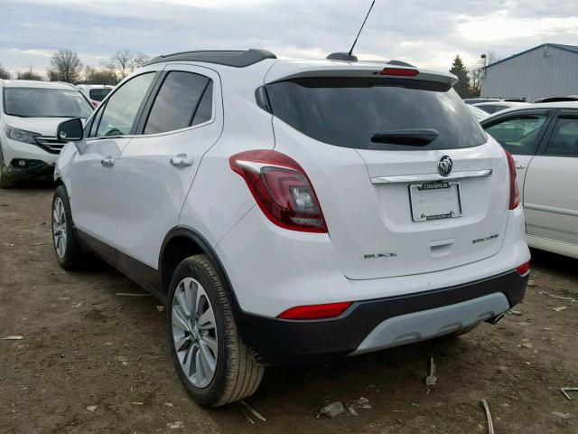 KL4CJASB1JB630186 - 2018 BUICK ENCORE PRE WHITE photo 3