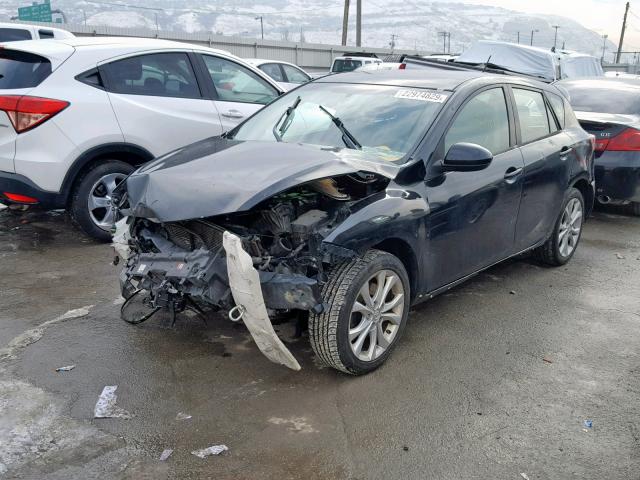 JM1BL1K65B1490973 - 2011 MAZDA 3 S BLACK photo 2