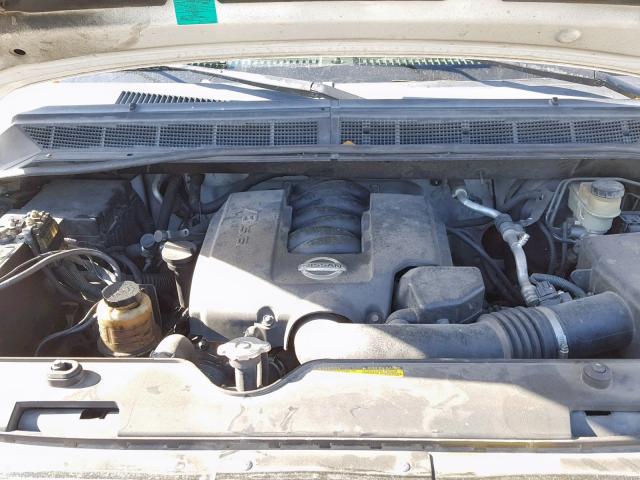 1N6AA07A24N593382 - 2004 NISSAN TITAN XE WHITE photo 7