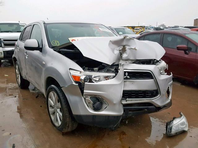 4A4AP3AU6EE007993 - 2014 MITSUBISHI OUTLANDER SILVER photo 1