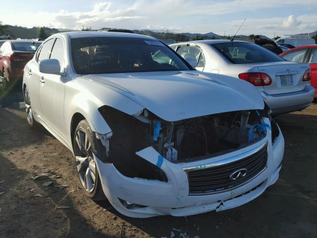 JN1BY1AP0DM511597 - 2013 INFINITI M37 WHITE photo 1