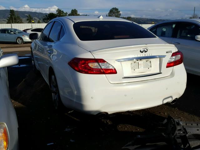 JN1BY1AP0DM511597 - 2013 INFINITI M37 WHITE photo 3