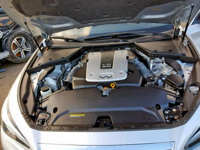 JN1BV7AR7FM399168 - 2015 INFINITI Q50 BASE SILVER photo 7