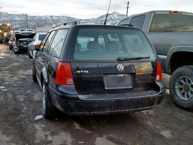 WVWRK61J73W232642 - 2003 VOLKSWAGEN JETTA GL BLACK photo 3