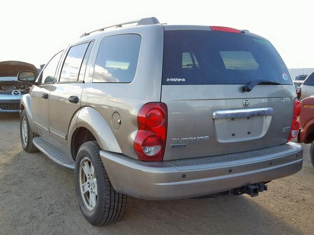 1D8HB58226F116484 - 2006 DODGE DURANGO LI BEIGE photo 3