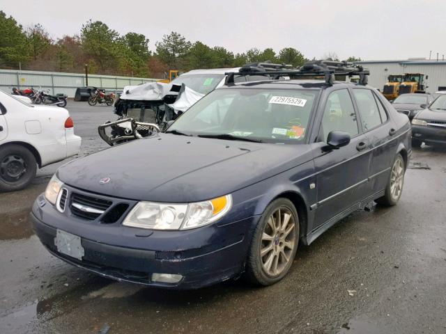 YS3EH45G333028026 - 2003 SAAB 9-5 AERO BLUE photo 2