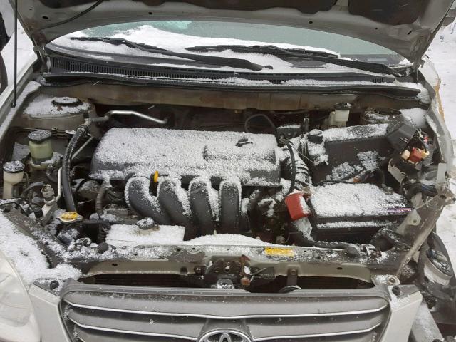 2T1BR32E83C760728 - 2003 TOYOTA COROLLA CE SILVER photo 7