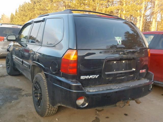 1GKDT13S652230623 - 2005 GMC ENVOY BLACK photo 3