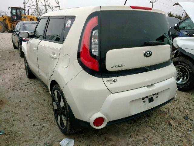 KNDJX3A51F7211767 - 2015 KIA SOUL ! WHITE photo 3