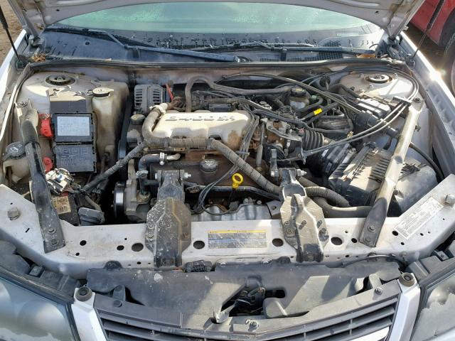 2G1WF52E649319745 - 2004 CHEVROLET IMPALA SILVER photo 7